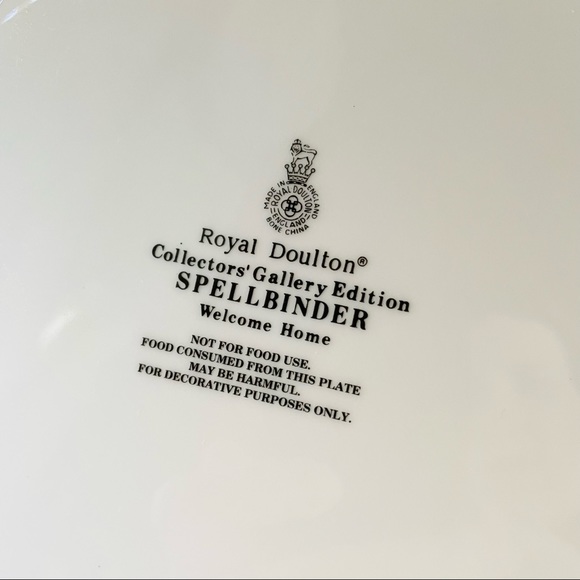 Royal Doulton Bone China “Spellbinder” Collector’s Decorative Plate - Picture 6 of 7